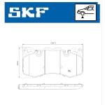 PASTIGLIE FRENO ANT. RANGE ROVER SPORT 13>  LP2187 - 2465901 - FDB4379