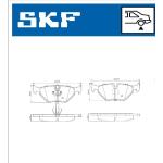 PASTIGLIE FRENO POST.  BMW E46 98>05 - LP1423 - 2193402 - FDB1867