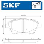 PASTIGLIE FRENO ANT. MEGANE  II 1.5 DCI - LP1730 - 2393001 - FDB1544