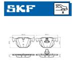 PASTIGLIE FRENO POST. BMW S. 5 03>  LP1927 - 2373201 - FDB1748