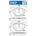 PASTIGLIE  FRENO POST. X3 10> - LP2162 - 2456101 - FDB4376 