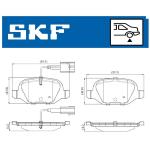 PASTIGLIE FRENO POST. 500 08> LP2302 - 2534701 - FDB4321 