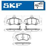 PASTIGLIE  FRENO ANT. KIA RIO 11> LP2497 - 2534801 - FDB4623 