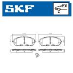 PASTIGLIE  FRENO ANT. PEUG. 308 13>  LP2506 - 2589501 - FDB4764