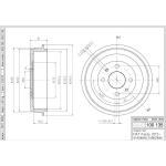 TAMBURO  FRENO PANDA 11>  TF246 - 51962845 - 801499