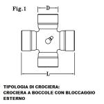 CROCIERA CARDANICA CABSTAR 06>  30.00X83.00 - 37125MB925