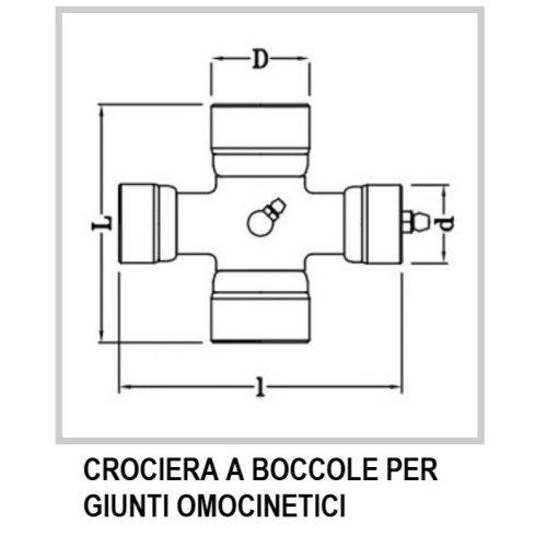 CROCIERA CARDANICA WALTERSCHEID - 32.00/36.00X89.00/106.00