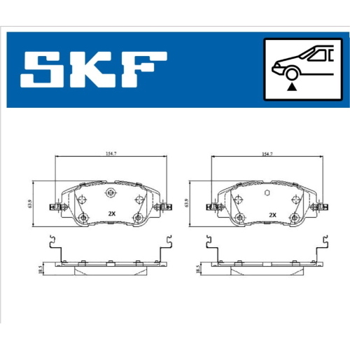 PASTIGLIE FRENO ANT. C3 1.2 24> LP3840 - 2662001 - FDB5507