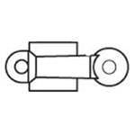 SILENTBLOCK ANT. BRACCIO ANT. SCUDO 06> PARTE DI 1401239480 E 1401239580