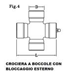CROCIERA CARDANICA  WALTERSHEID  - 27.00X74.60 - 21.00.141