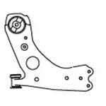 BRACCIO SOSP.ANT. SX SENZA  SNODO  500X / RENEGADE 4X2  14>   51961341
