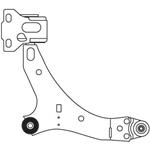 BRACCIO ANT. SX FREELANDER II  06>  LR007206 -  LR002625 