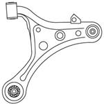 BRACCIO ANT. SX TOYOTA IQ 08> 4806979015