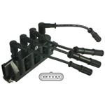 BOBINA CON CAVI  GRANDE PUNTO 1,2-1,4 8V -  ZS079 - 85.30190 - 85.30315 - 880091 - 9.6323