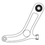 BRACCIO SOSP. ANT.DX IX20  - 545011P100 - 545011P000 - TC3714