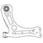 BRACCIO ANT. SX SENZA SNODO VW MAGGIOLINO 11> - 561407151A