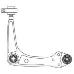 BRACCIO ANT SX CON SNODO PEUGEOT 308 10>18 - 3520Y0