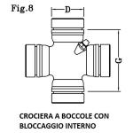 CROCIERA CARDANICA TOYOTA HYLUX 95>97 - 26.00X79.60 - 0437130011