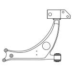 BRACCIO ANT. AUDI TT 06>15 - 8J0407151D