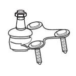 SNODO SOSP. ANT. DX AUDI TT 06>15 - 8J0407366