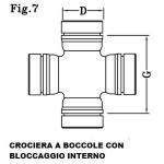 CROCIERA CARDANICA JEEP WRANGLER 97>07 - 30.17X82.20 - JO006 - 4137757 