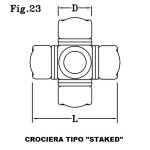 CROCIERA CARDANICA BMW X3  03> 24.00X64.20 - 26111105398 - 37000-BR52A