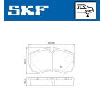 PASTIGLIE FRENO POST. DAILY II-III 99>  - 2912303 - FVR1405 - LP1826