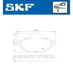 PASTIGLIE  FRENO ANT.  PUNTO -  2143609 - FDB925 - LP851