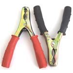 COPPIA PINZE (1 NERA E 1 ROSSA) CARICA BATTERIA [ 120 AMP. ] - T0006/7
