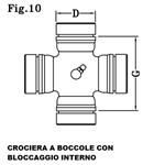 CROCIERA CARDANICA  SAMURAI / JIMNY - 25.00X64.40 - JO801 - 2720052011