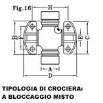 CROCIERA CARDANICA  SEM. POST. CAMPAGNOLA - 785 - 4463536 - 9986818 - 33.30X115.00