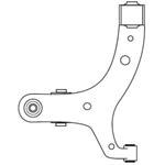 BRACCIO ANT. INF. DX VW AMAROK 10> 2H0407152A