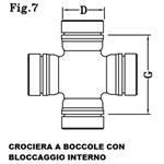 CROCIERA CARDANICA  PATROL  88>  27.00X71.90 - JO101 - 37125-01G25 - 37126-01G25