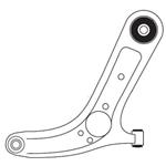 BRACCIO ANT. DX KIA RIO 11> - 545011W000