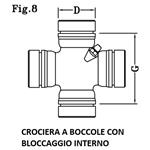 CROCIERA CARDANICA  TERRANO I - 28.00X80.00 - JO102